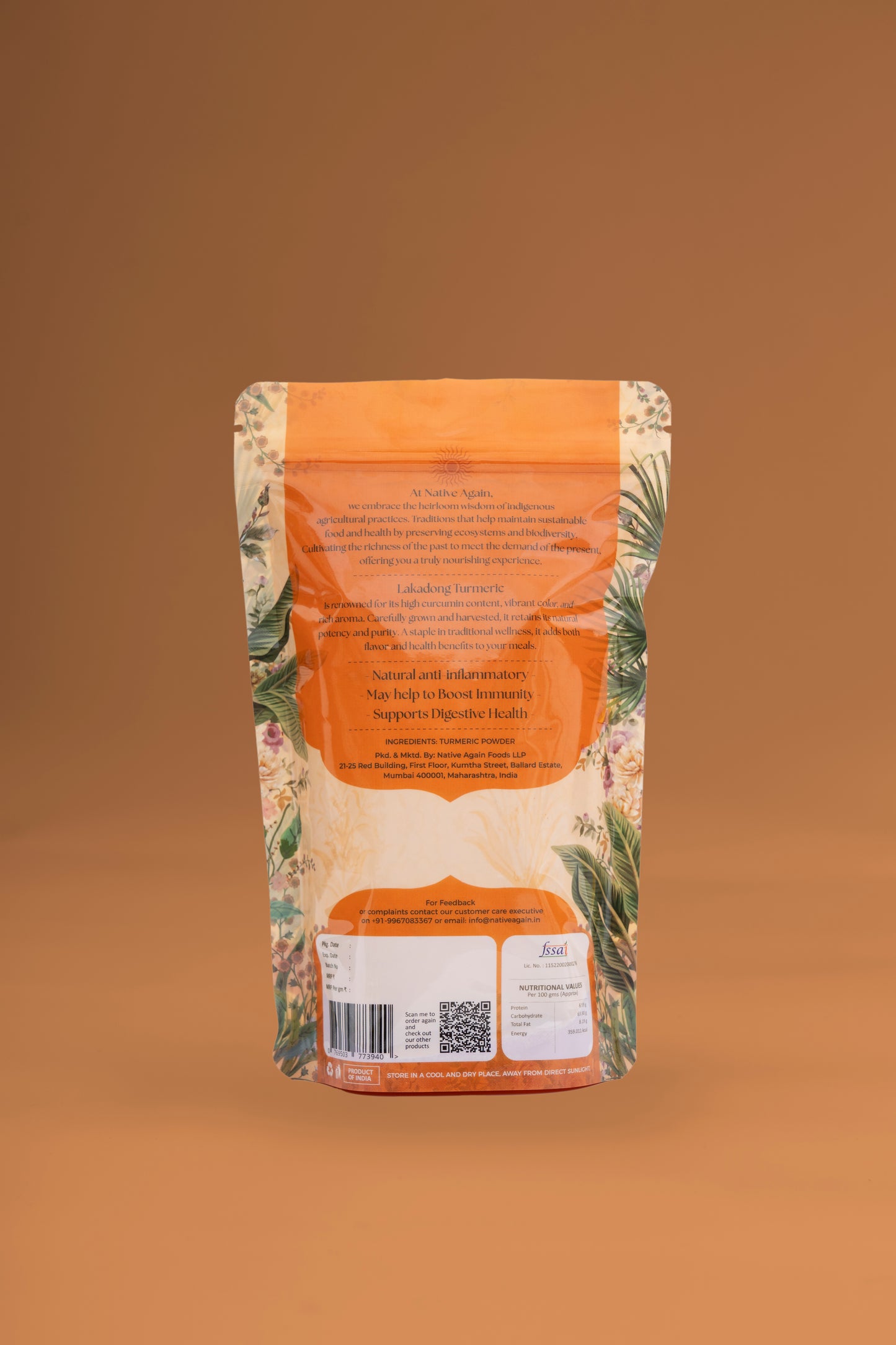 Heritage Lakadong Turmeric 250g