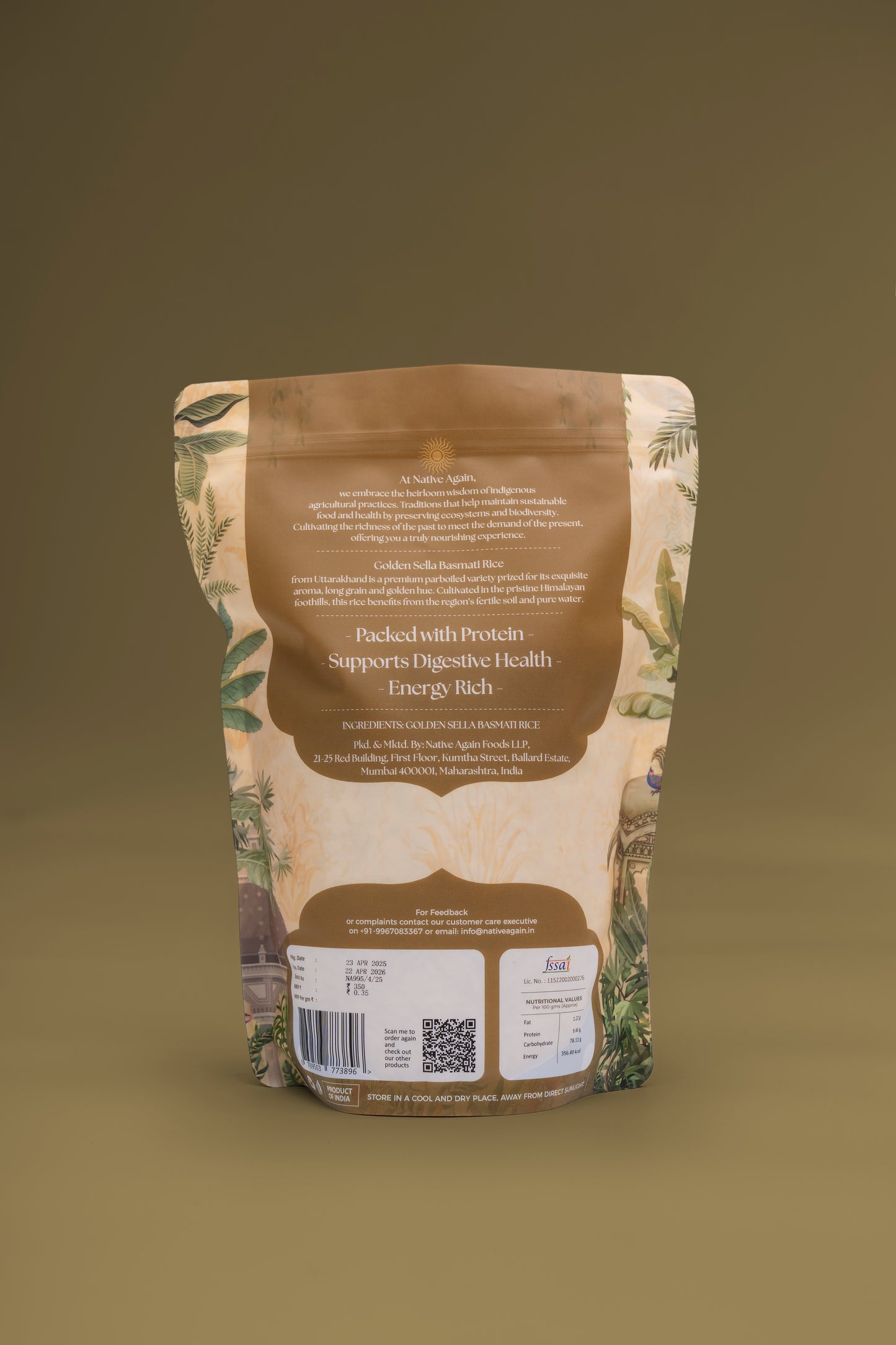 Heritage Golden Sella Basmati Rice 1 Kg