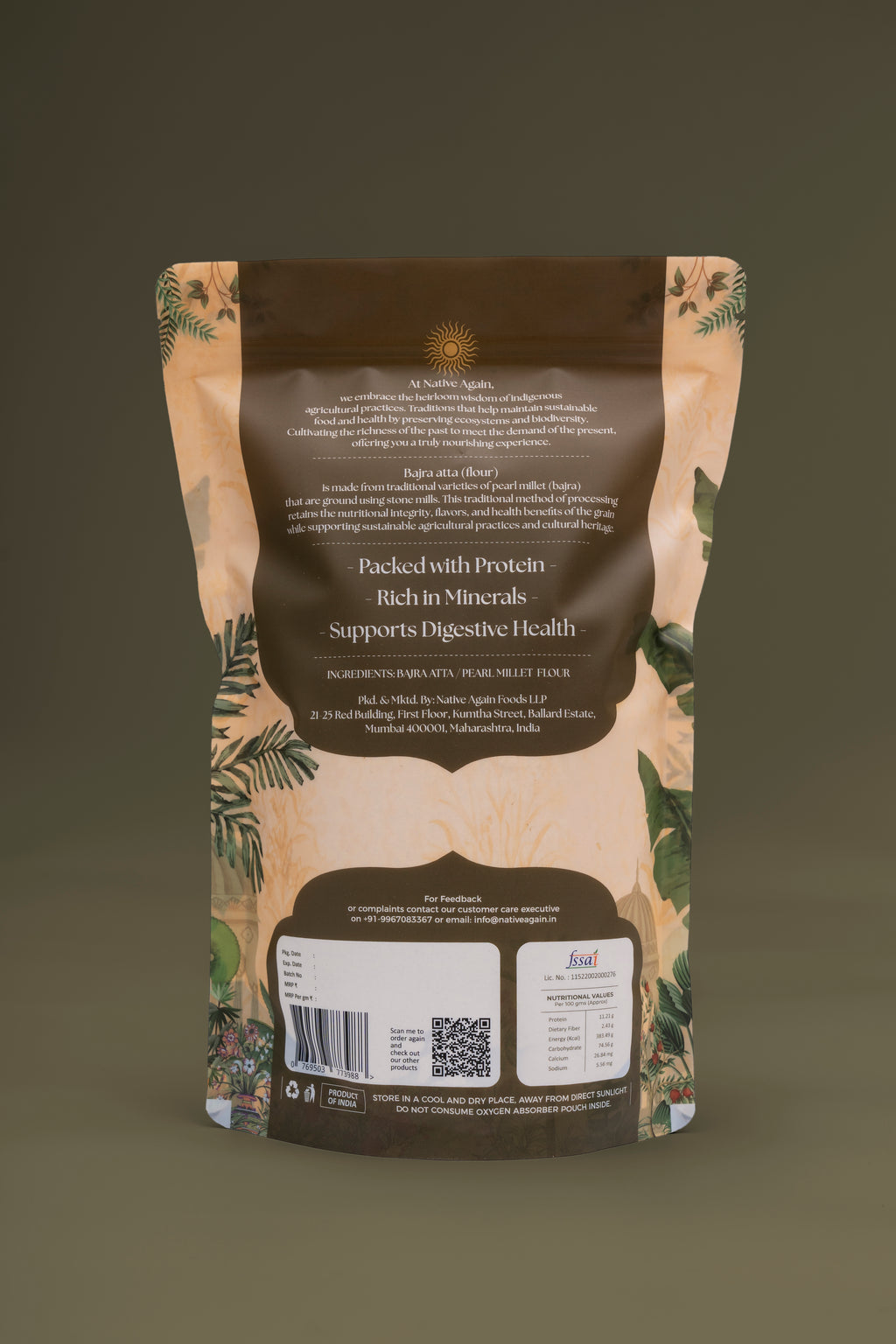 Heritage Bajra Atta / Pearl Millet Flour 1 Kg