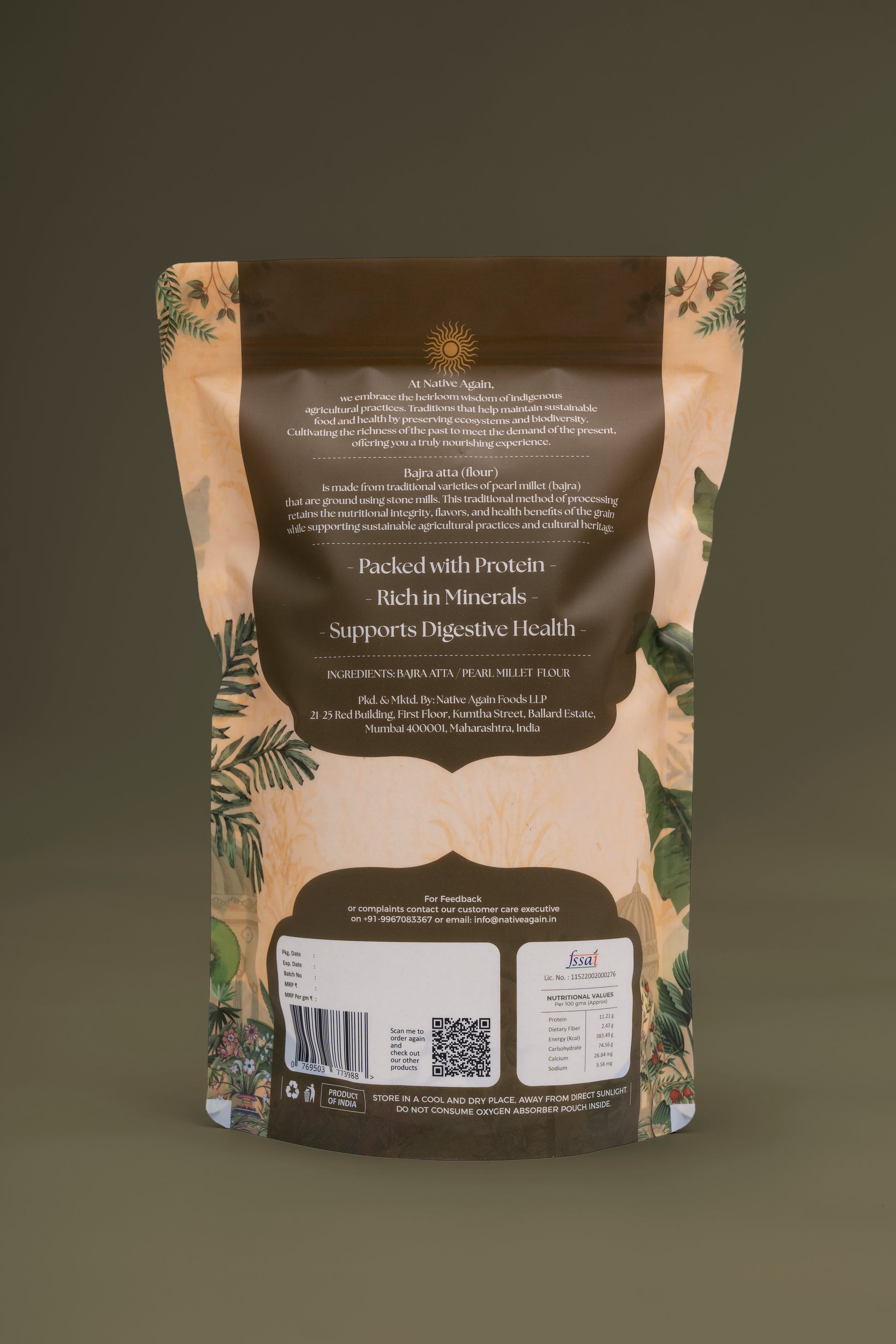 Heritage Bajra Atta / Pearl Millet Flour 1 Kg