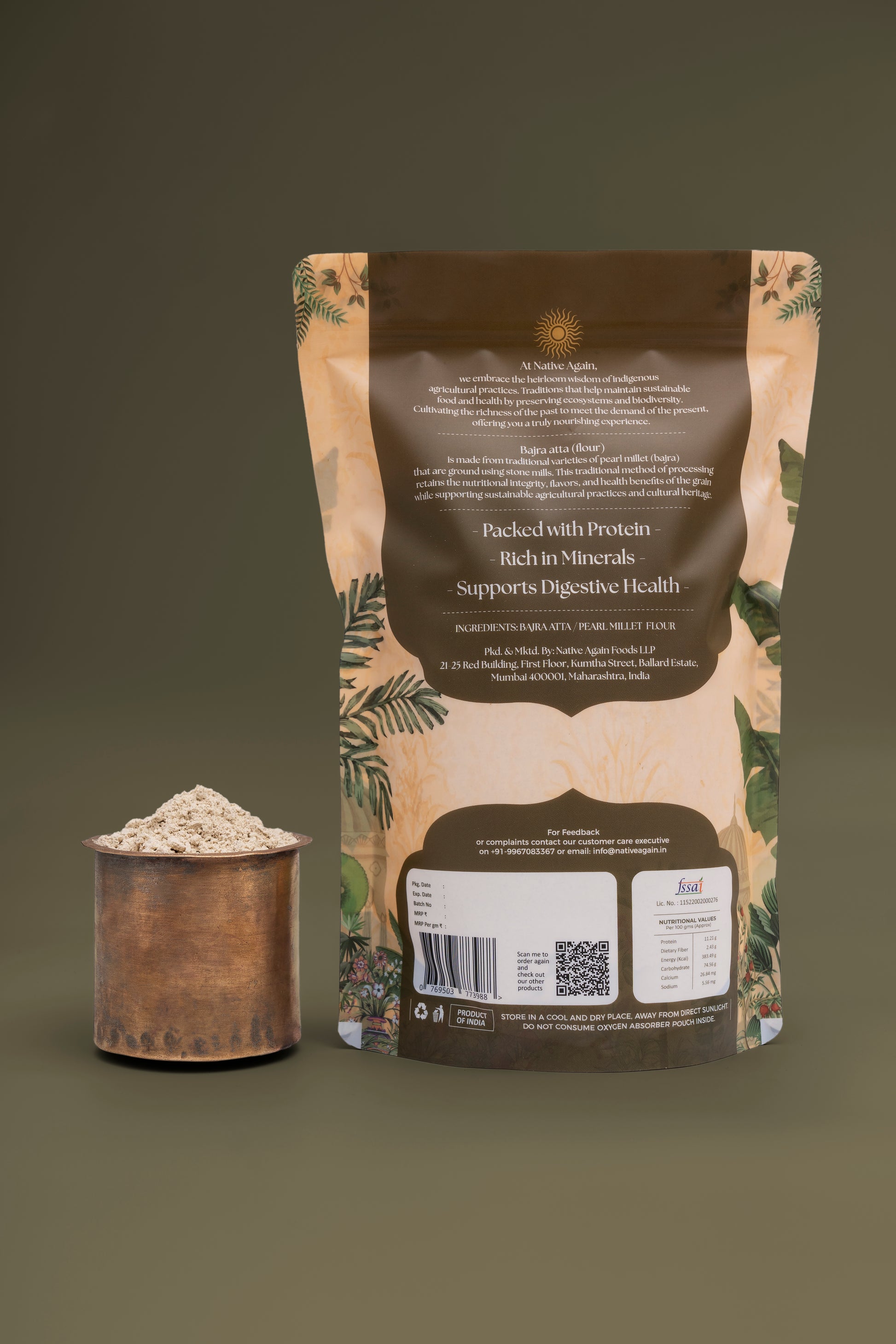 Heritage Bajra Atta / Pearl Millet Flour 1 Kg