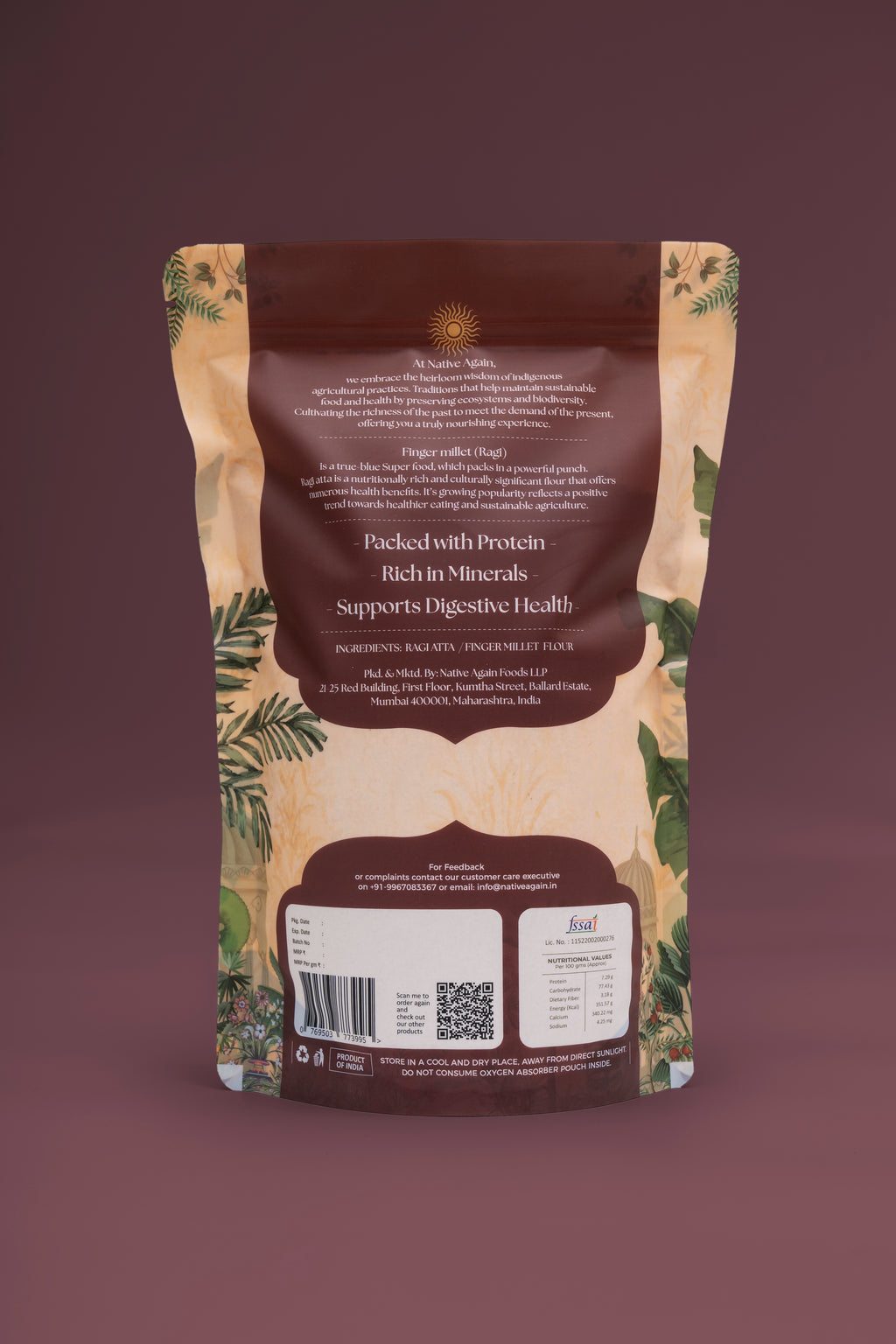 Heritage Ragi Atta / Finger Millet Flour 1 Kg