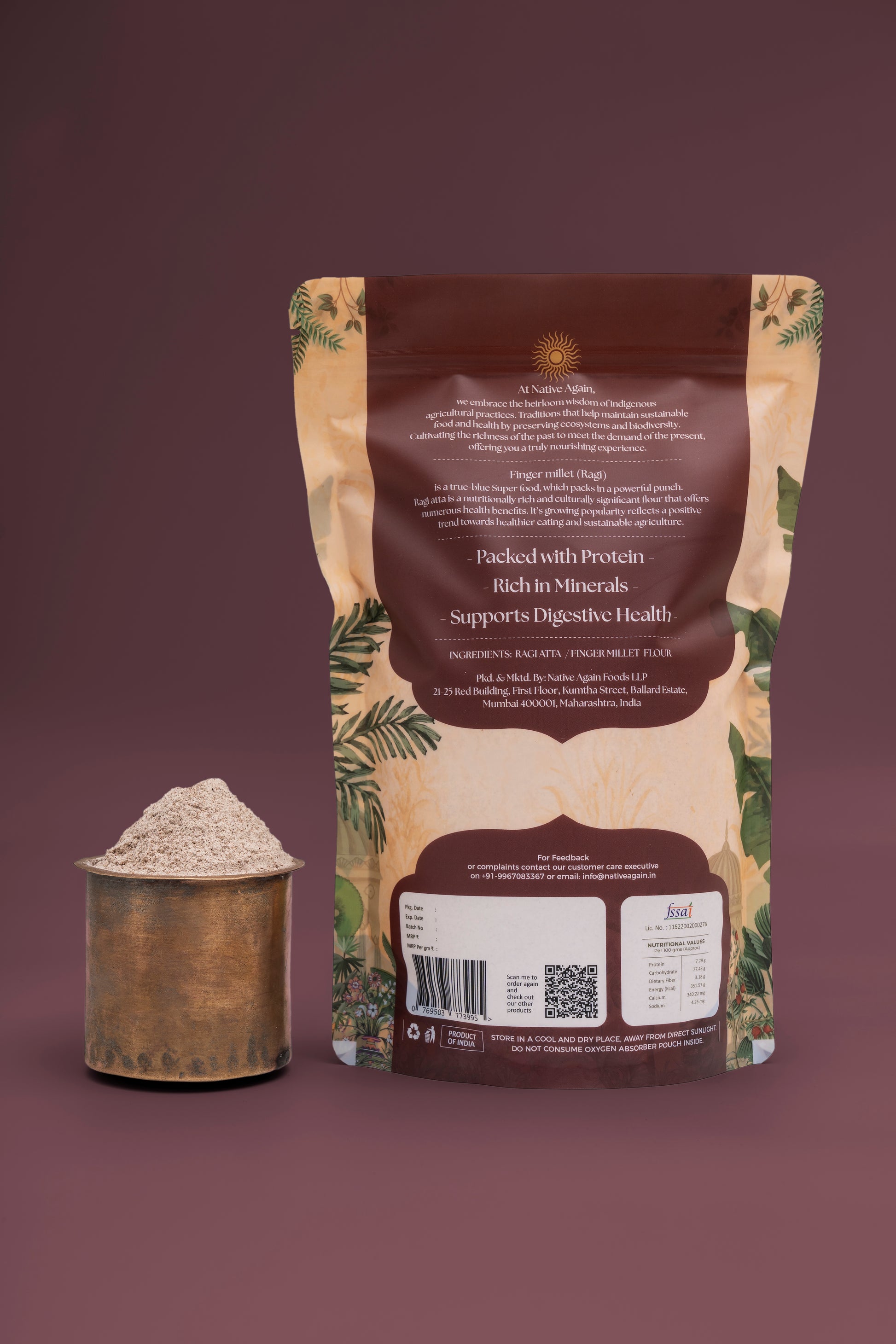 Heritage Ragi Atta / Finger Millet Flour 1 Kg