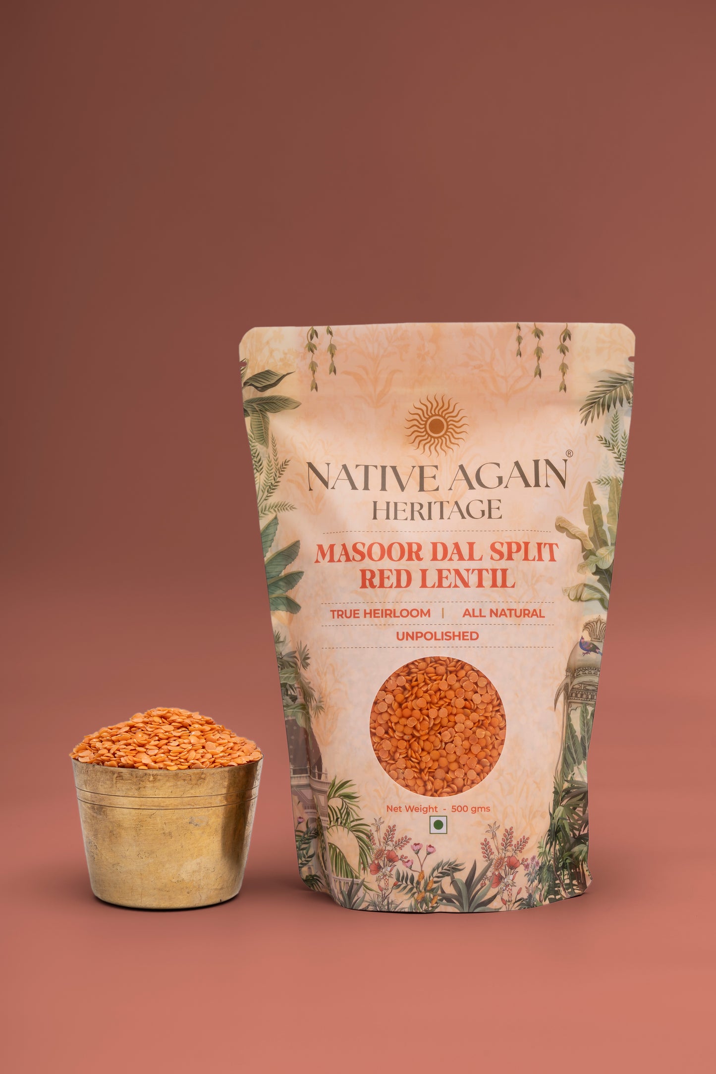 Heritage Masoor Dal (Split) / Red Lentil  500 gm
