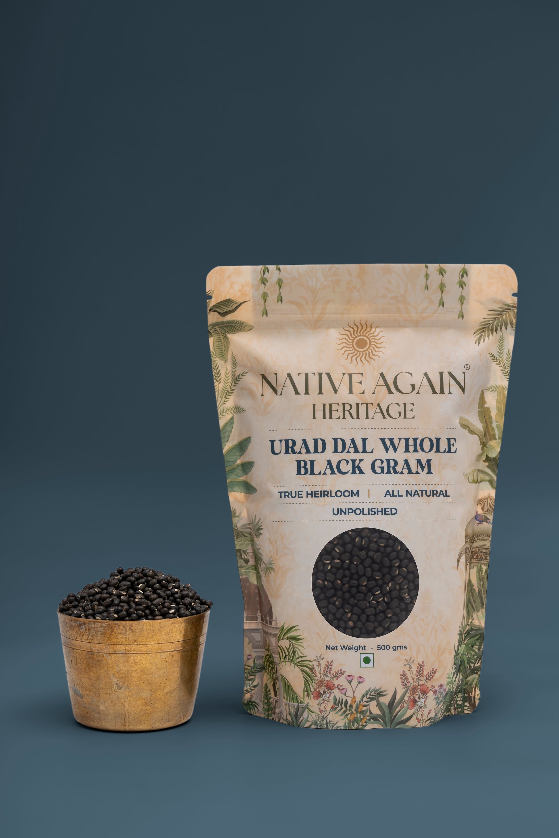 Heritage Urad Dal (Whole) / Black Gram  500 gm