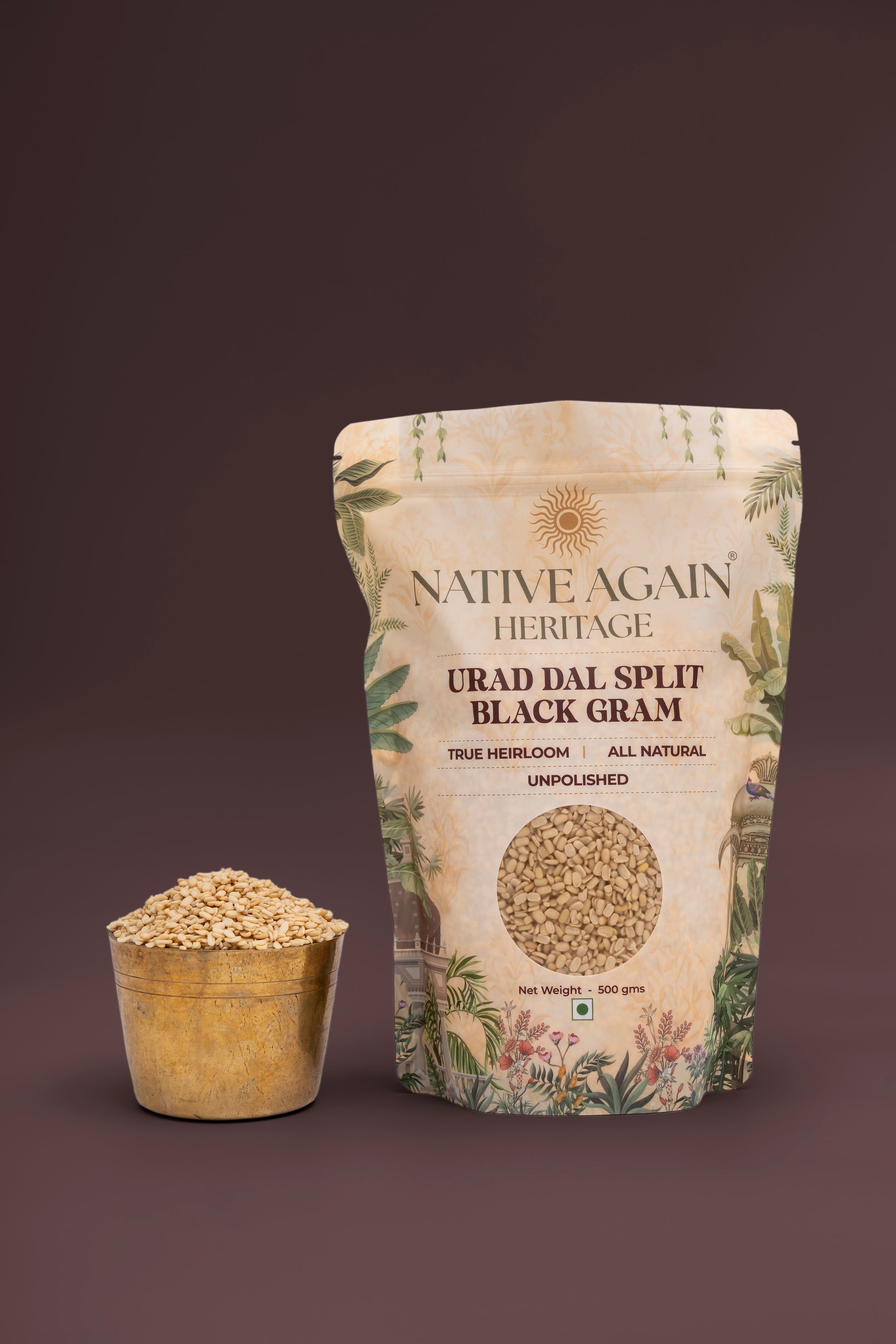 Heritage Urad Dal (Split) / Black Gram  500 gm