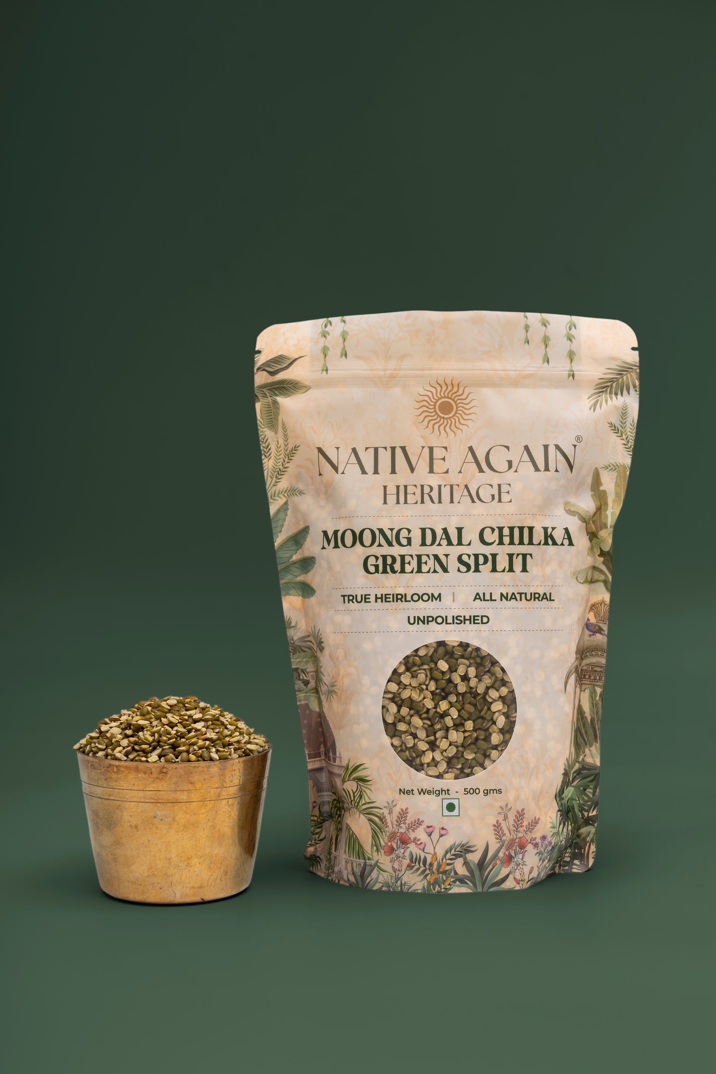 Heritage Moong Dal Chilka / Green Gram 500 gm