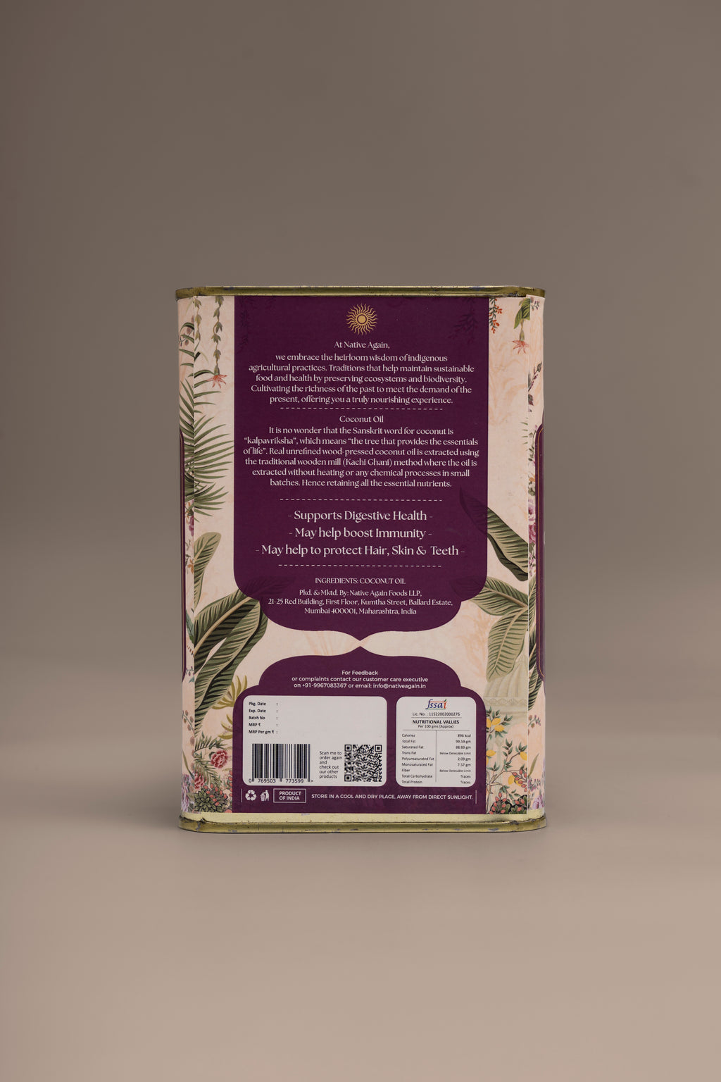 Heritage Wood Pressed Coconut Oil