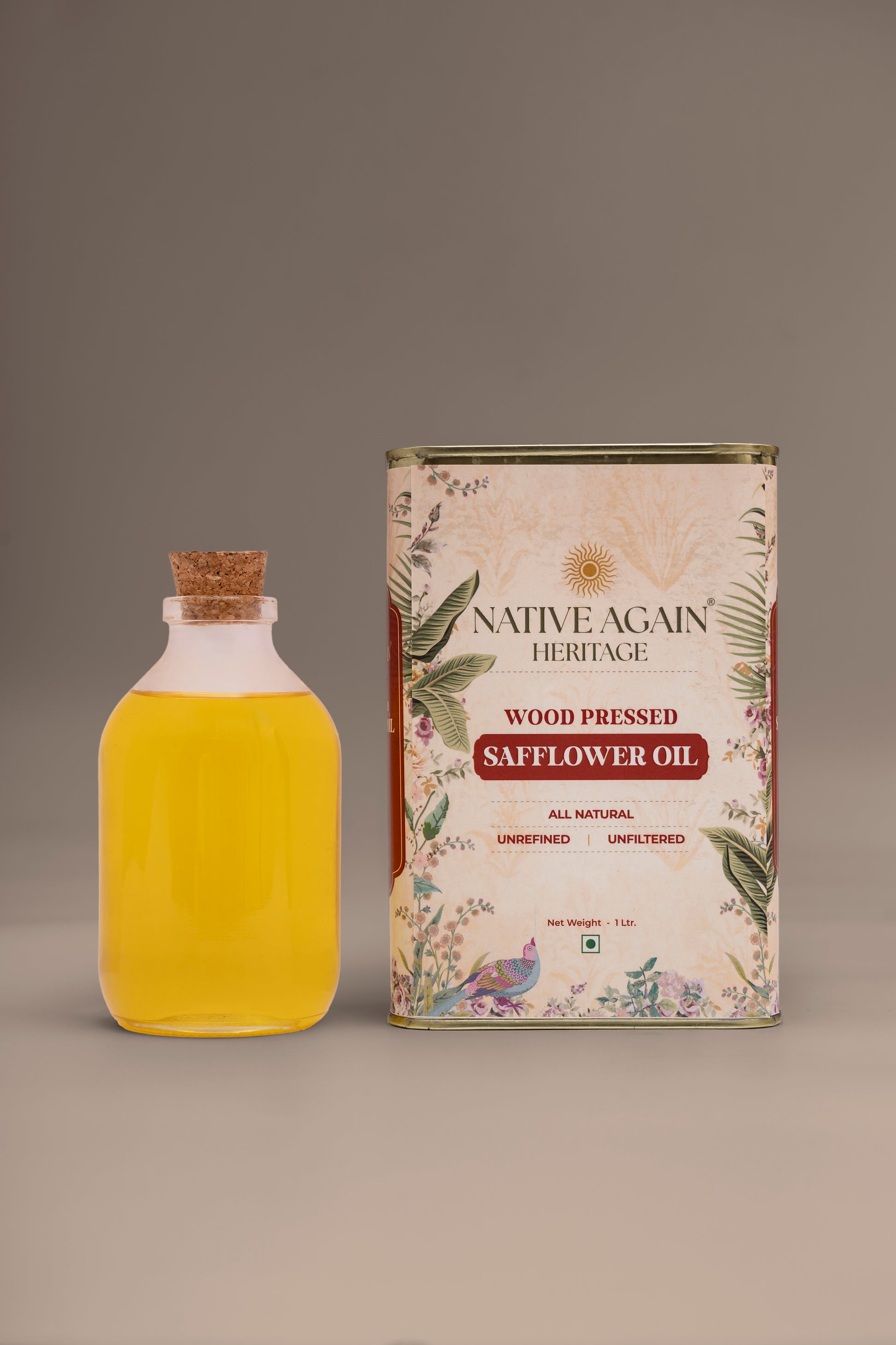 Heritage Wood Pressed Safflower Oil