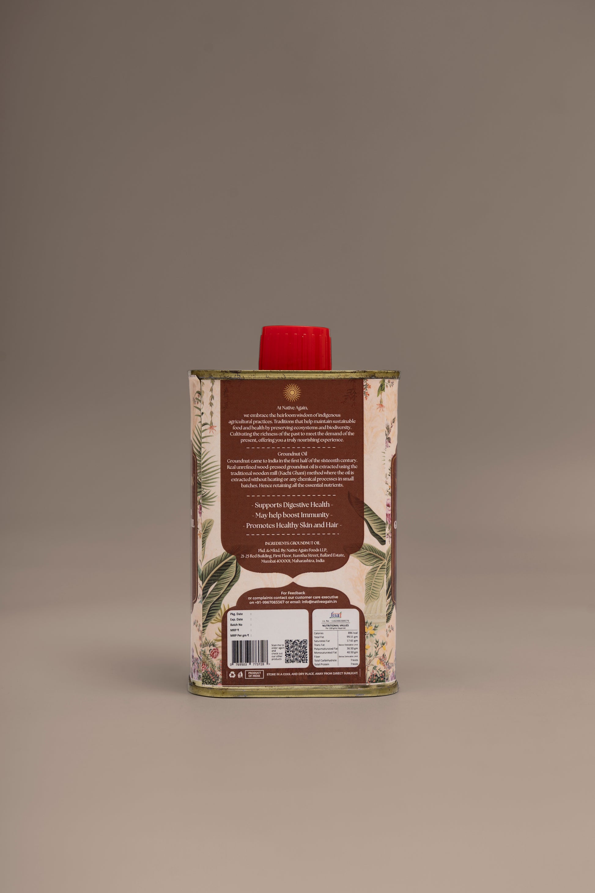Heritage Wood Pressed Groundnut Oil