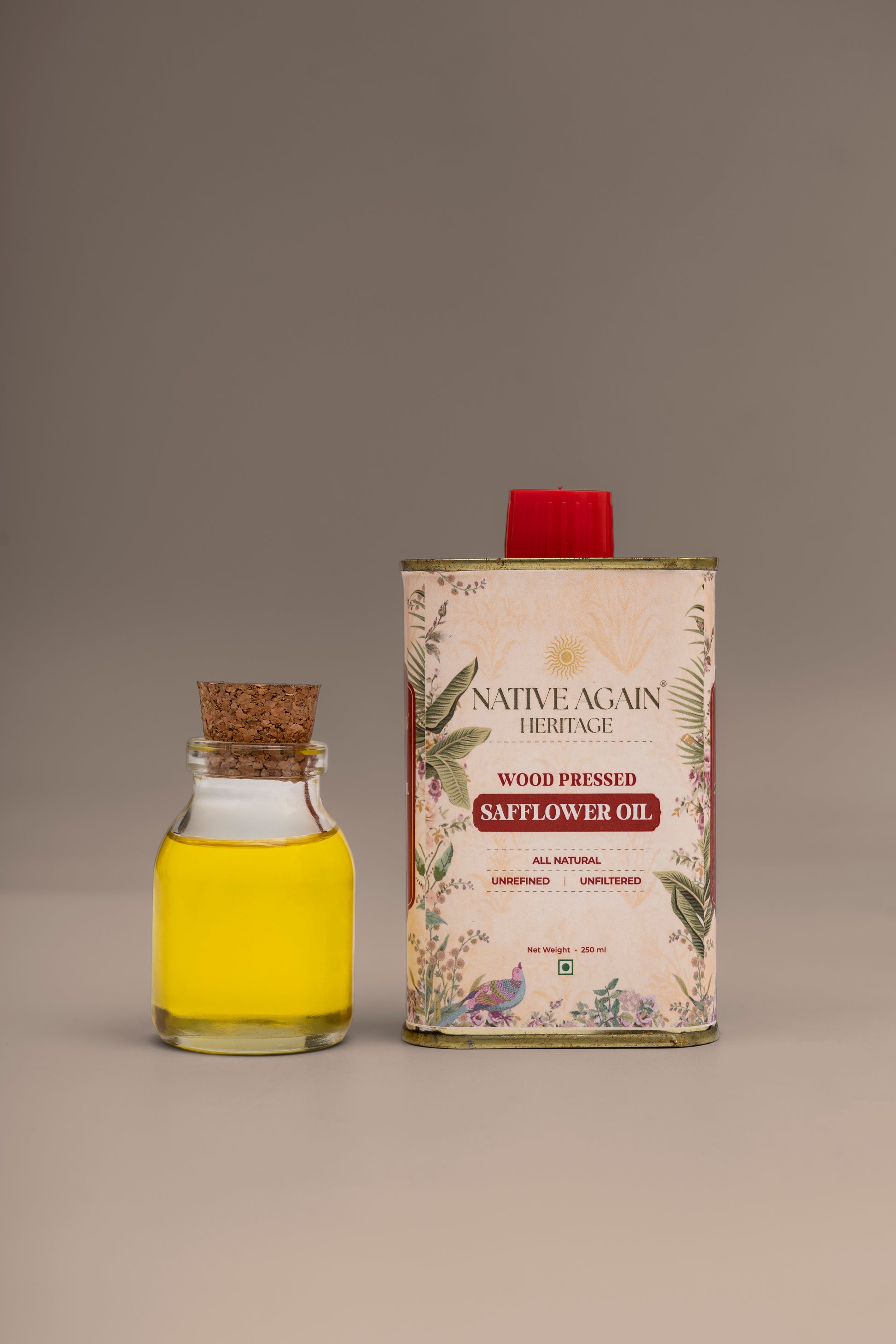 Heritage Wood Pressed Safflower Oil