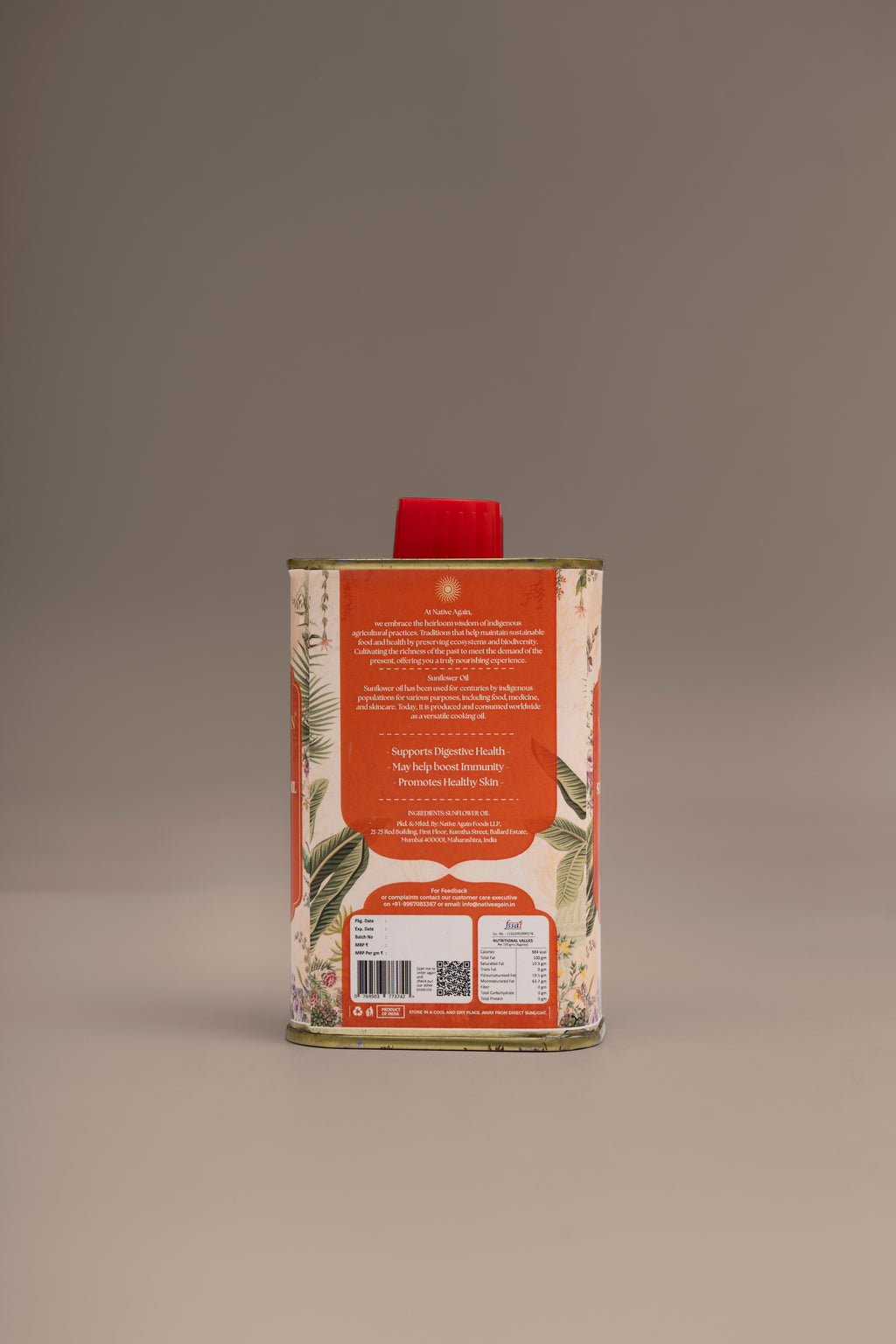 Heritage Wood Pressed Sunflower Oil