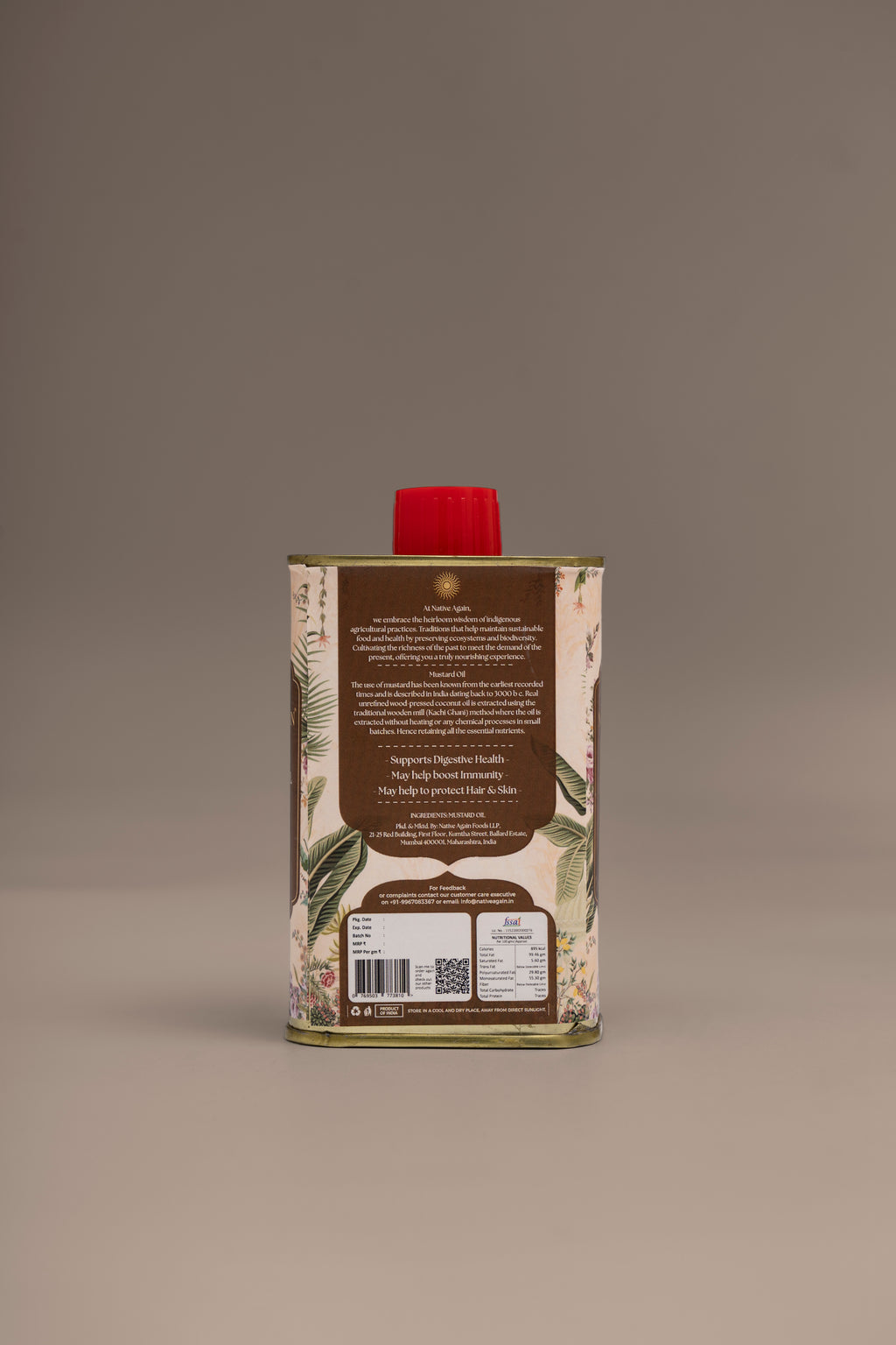 Heritage Wood Pressed Mustard Oil