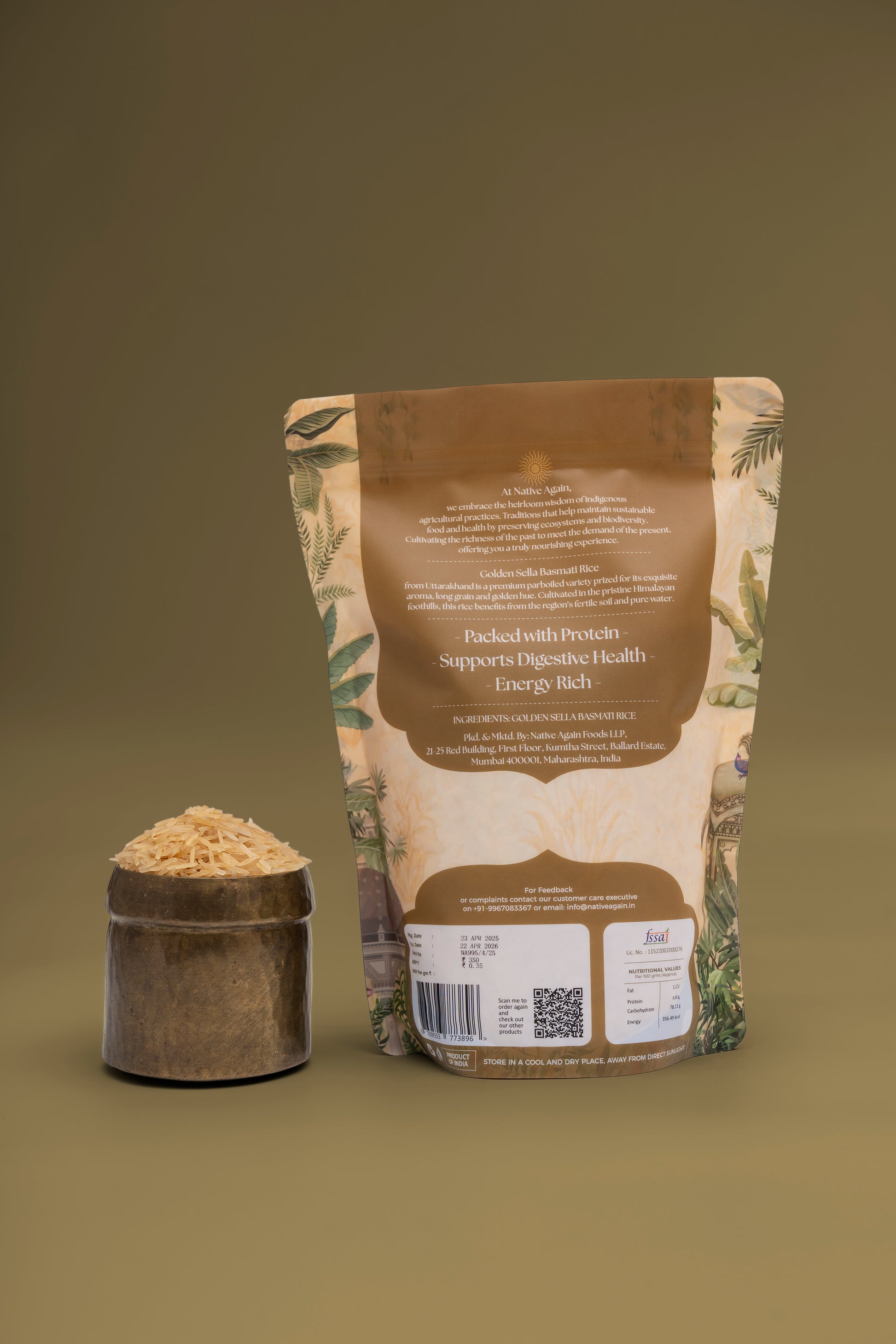 Heritage Golden Sella Basmati  Rice 1  Kg
