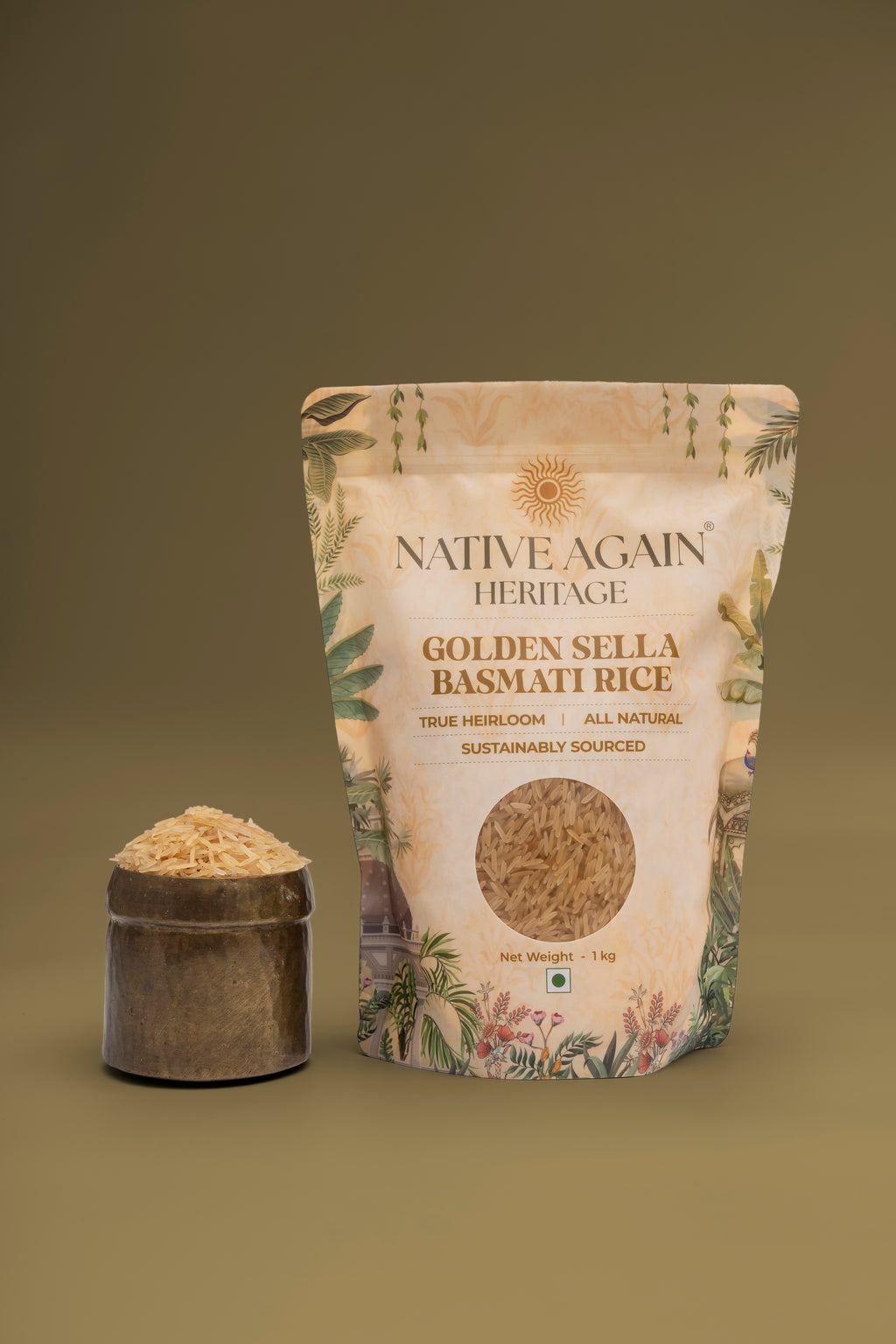 Heritage Golden Sella Basmati  Rice 1  Kg