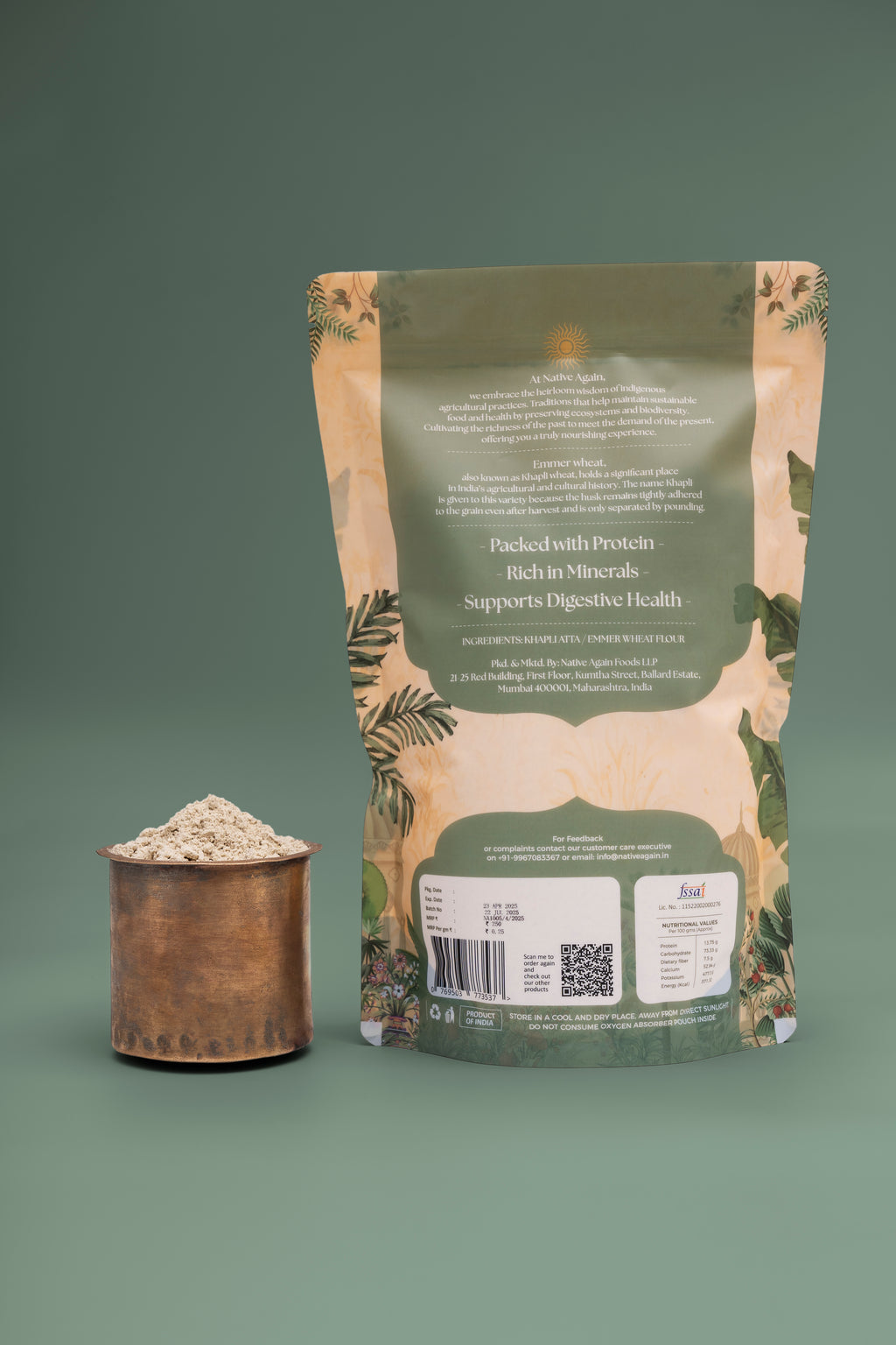 Heritage Khapli Atta / Emmer Wheat 1 kg