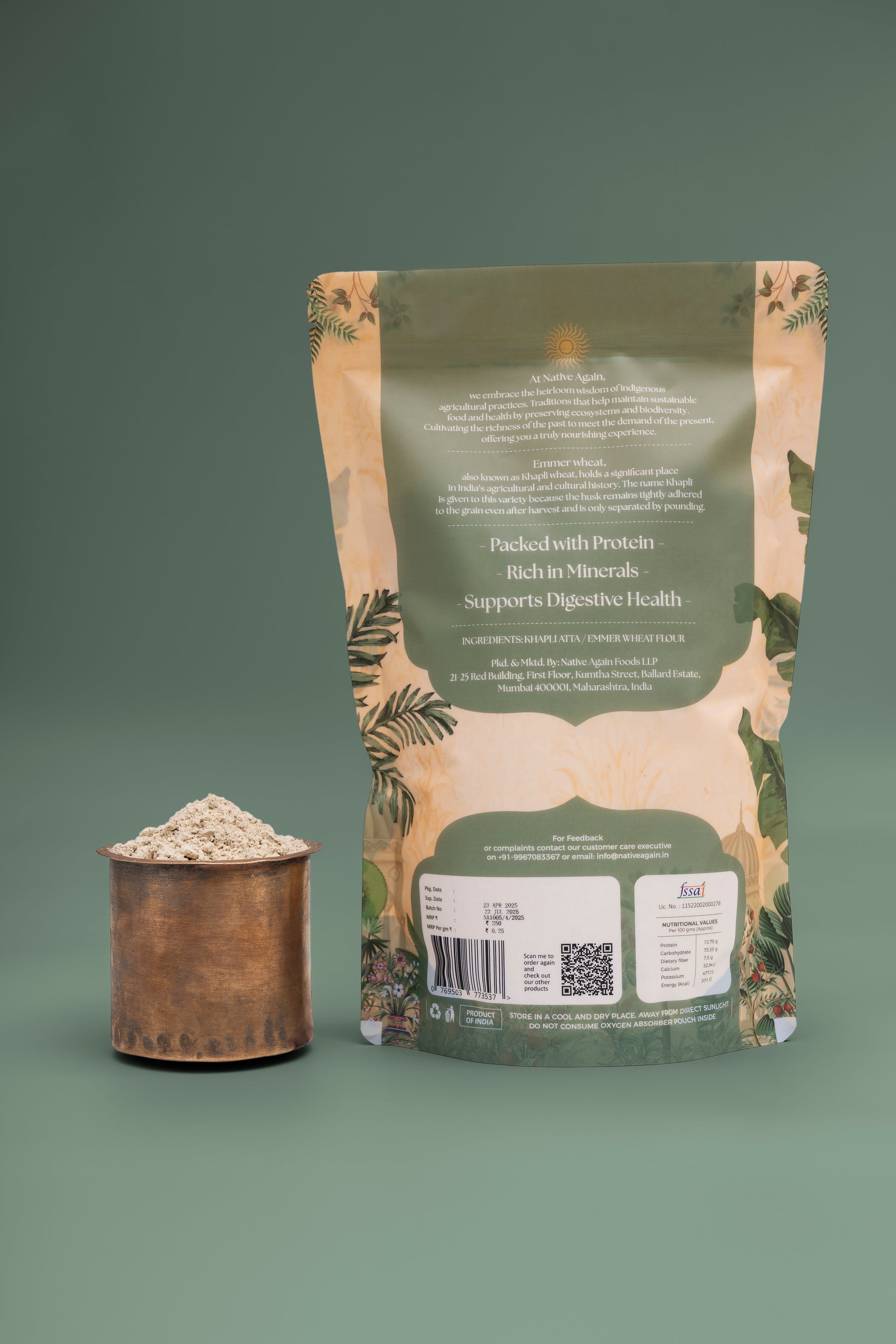Heritage Khapli Atta / Emmer Wheat 1 kg