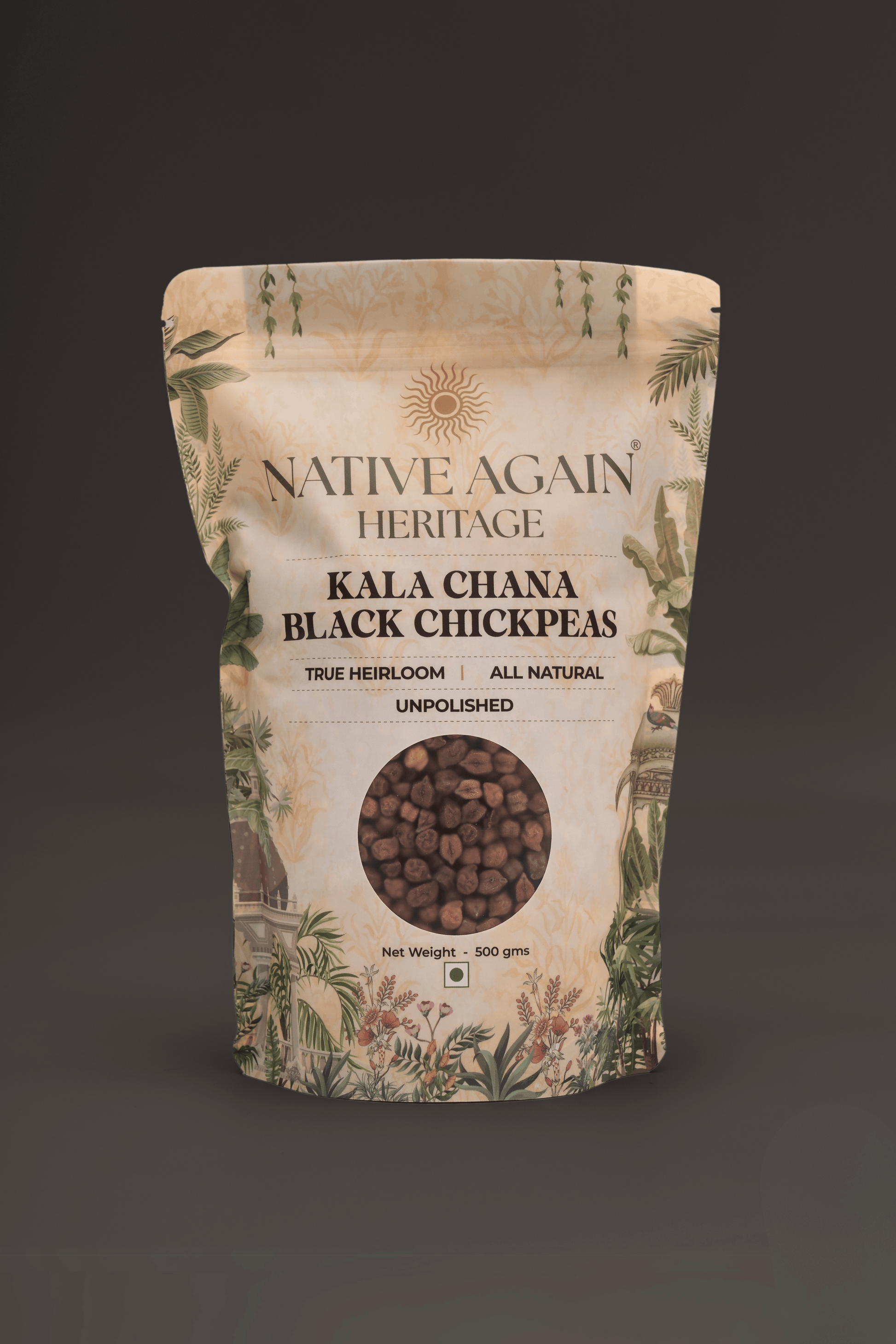 Heritage Kala Chana / Black Chickpeas  500 gm
