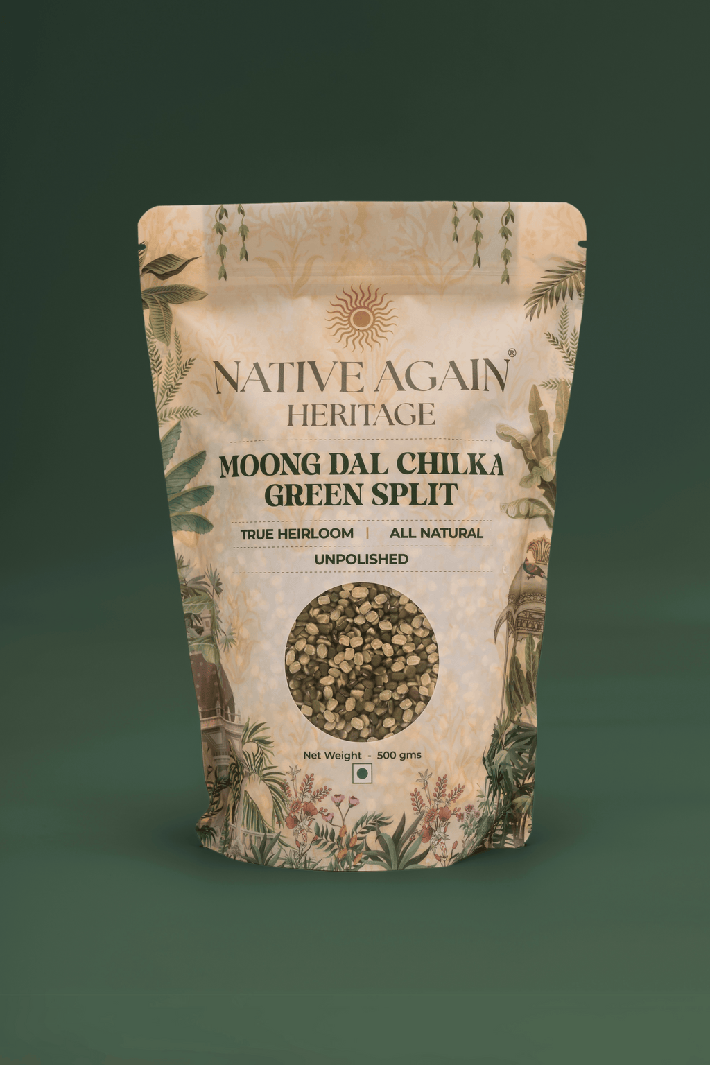 Heritage Moong Dal Chilka / Green Gram 500 gm