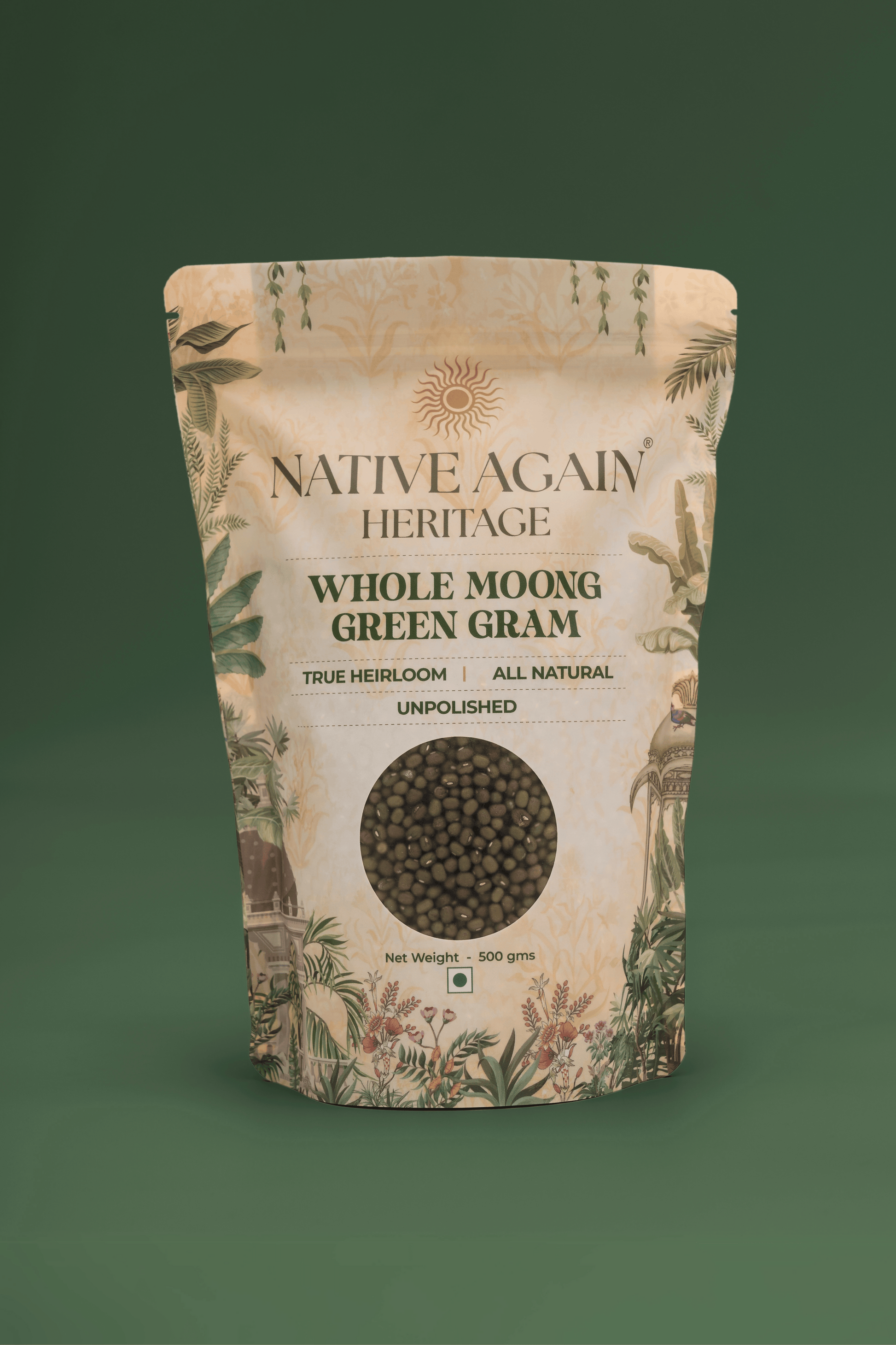 Heritage Whole Moong Dal / Green Gram 500 gm