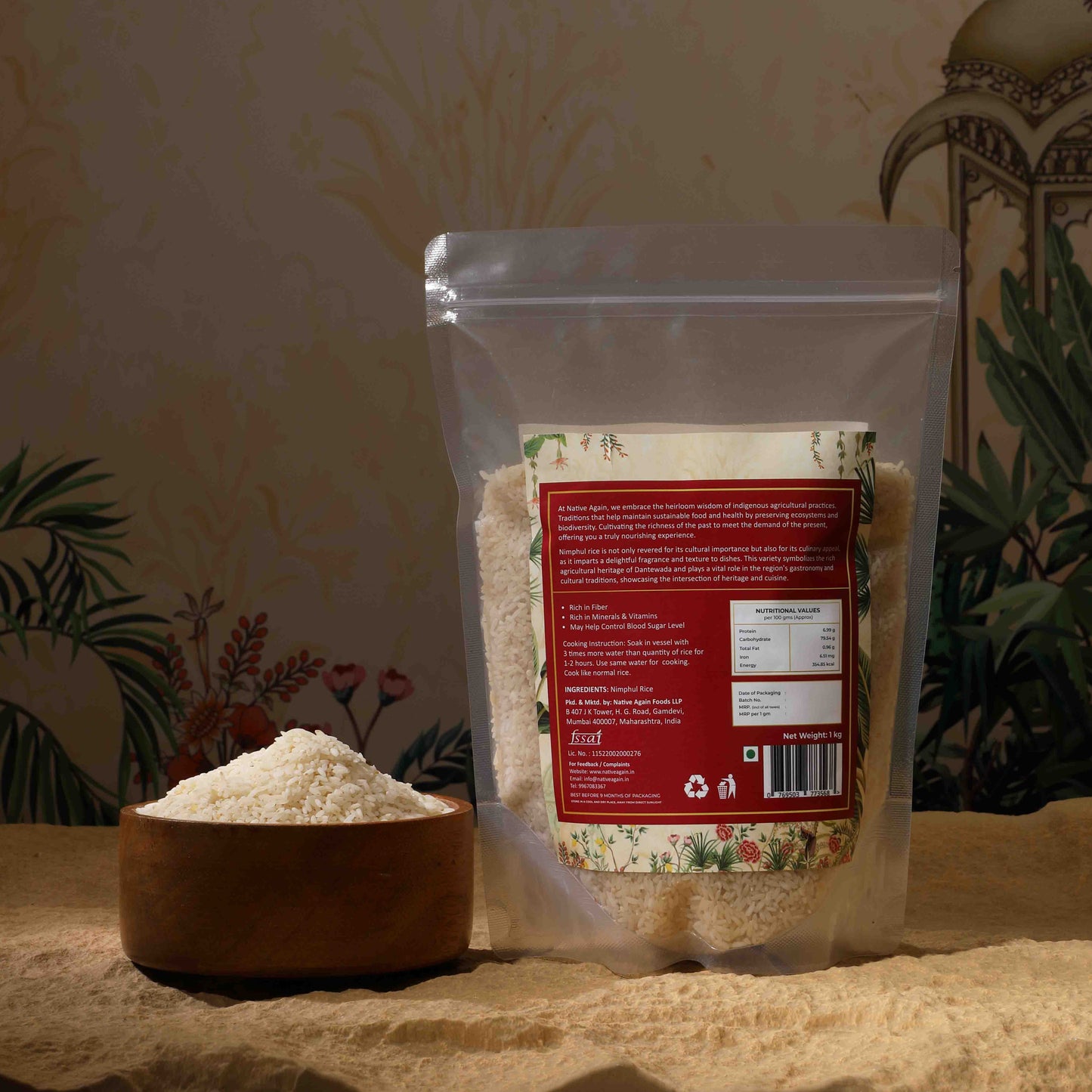 Heritage Nimphul  Rice 900 gm