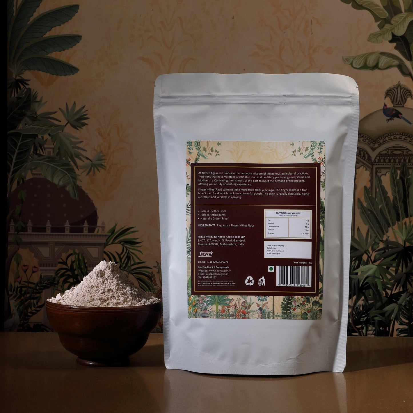 Heritage Ragi Atta / Finger Millet Flour 1 Kg