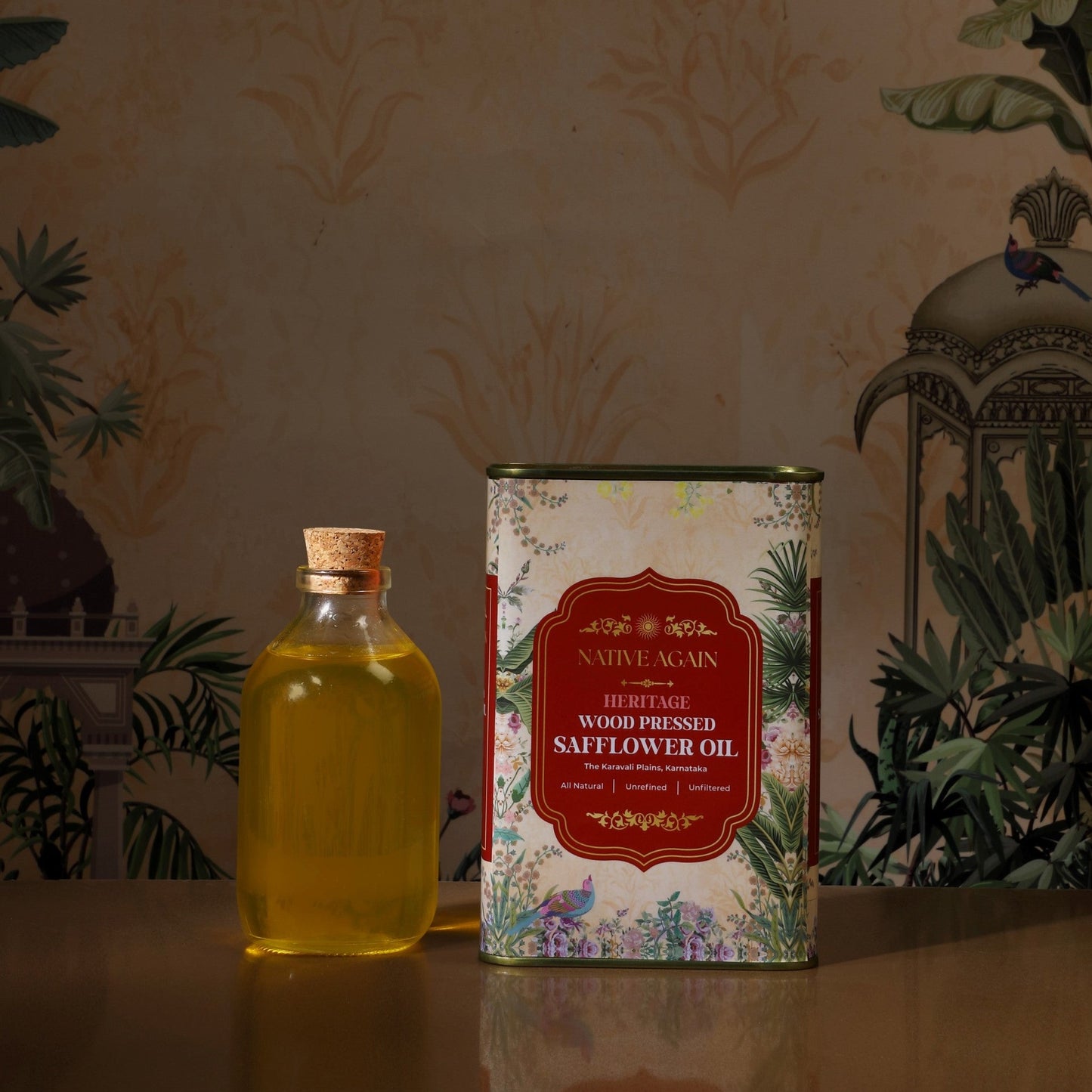 Heritage Wood Pressed Safflower Oil