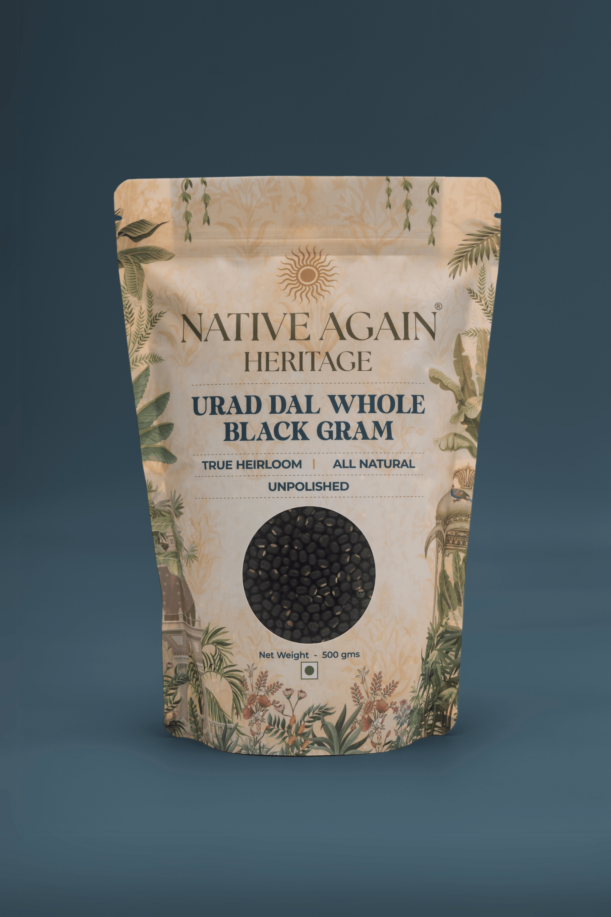 Heritage Urad Dal (Whole) / Black Gram  500 gm